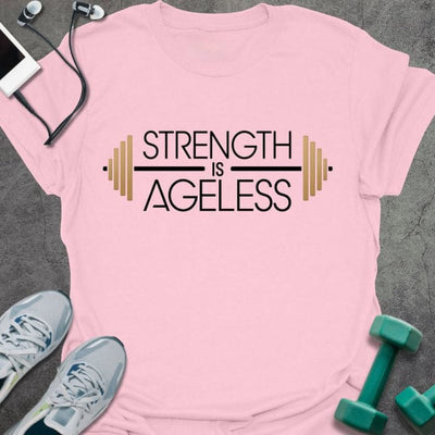 Ageless Strength L T-Shirt - Gym Graphic Tee - Gift for Gym Lovers - Unisex