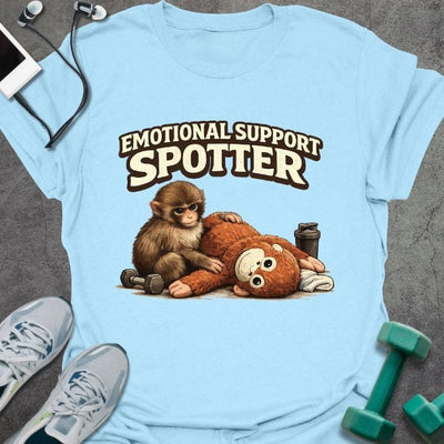 Emotional Support T-Shirt - Gym Graphic Tee - Gift for Gym Lovers - Unisex