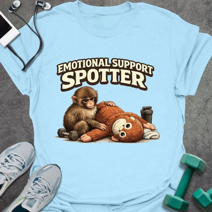 Emotional Support T-Shirt - Gym Graphic Tee - Gift for Gym Lovers - Unisex