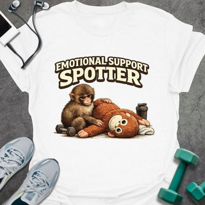 Emotional Support T-Shirt - Gym Graphic Tee - Gift for Gym Lovers - Unisex