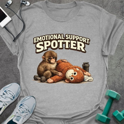 Emotional Support T-Shirt - Gym Graphic Tee - Gift for Gym Lovers - Unisex