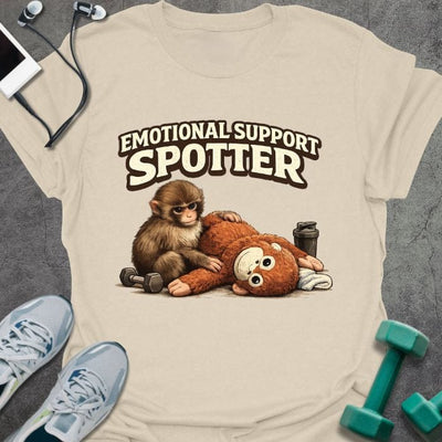 Emotional Support T-Shirt - Gym Graphic Tee - Gift for Gym Lovers - Unisex