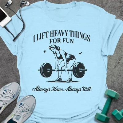 For Fun Retro T-Shirt - Gym Graphic Tee - Gift for Gym Lovers - Unisex