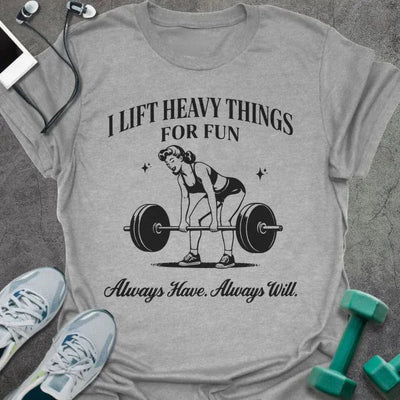 For Fun Retro T-Shirt - Gym Graphic Tee - Gift for Gym Lovers - Unisex
