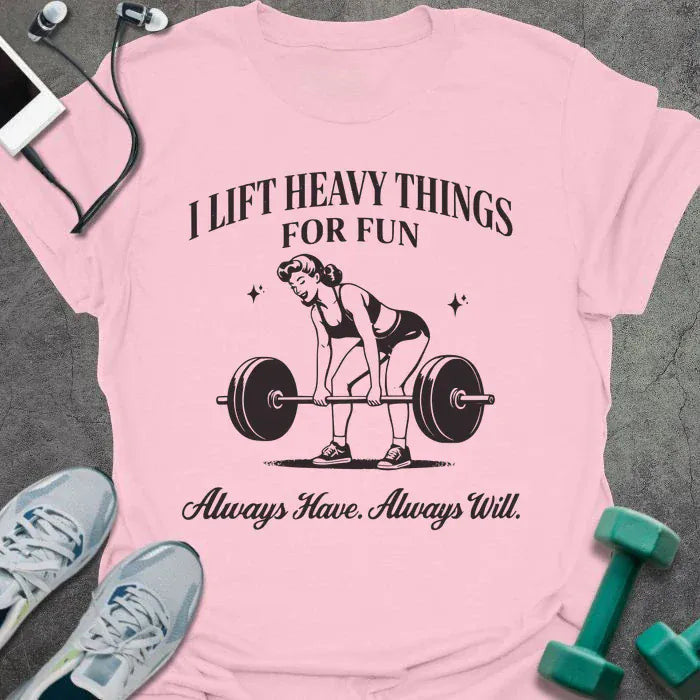 For Fun Retro T-Shirt - Gym Graphic Tee - Gift for Gym Lovers - Unisex