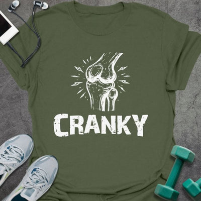 Cranky Knees T-Shirt - Gym Graphic Tee - Gift for Gym Lovers - Unisex