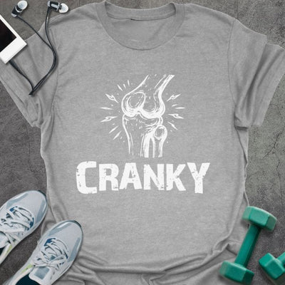 Cranky Knees T-Shirt - Gym Graphic Tee - Gift for Gym Lovers - Unisex