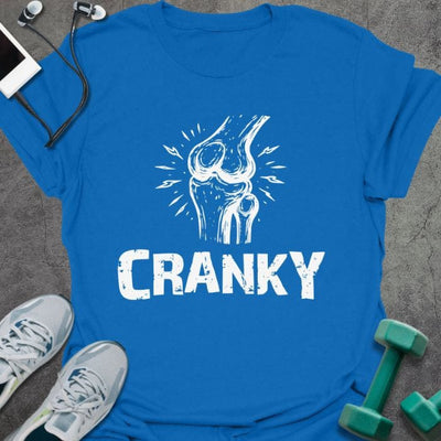 Cranky Knees T-Shirt - Gym Graphic Tee - Gift for Gym Lovers - Unisex