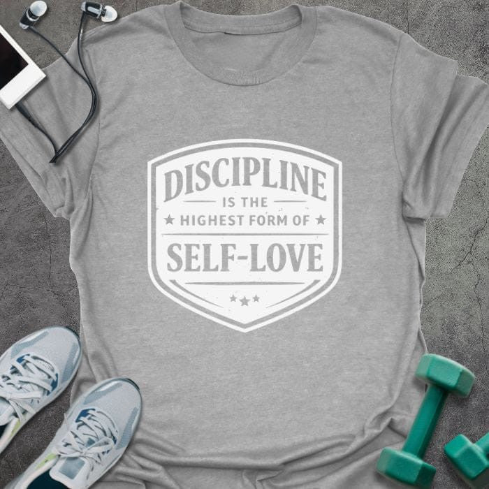 Discipline T-Shirt - Gym Graphic Tee - Gift for Gym Lovers - Unisex