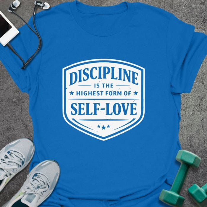 Discipline T-Shirt - Gym Graphic Tee - Gift for Gym Lovers - Unisex