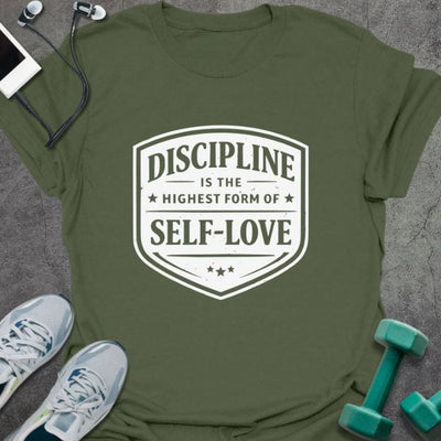 Discipline T-Shirt - Gym Graphic Tee - Gift for Gym Lovers - Unisex