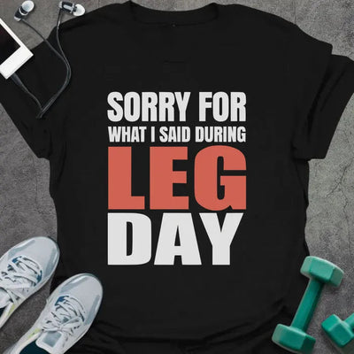 During Legs T-Shirt - Gym Graphic Tee - Gift for Gym Lovers - Unisex