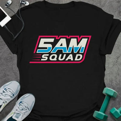 5AM Squad Street T-Shirt - Gym Graphic Tee - Gift for Gym Lovers - Unisex