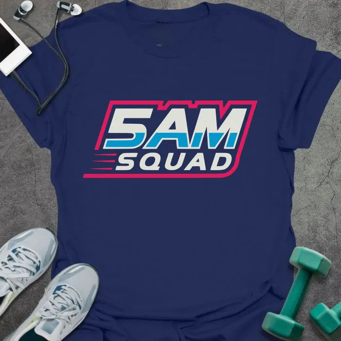 5AM Squad Street T-Shirt - Gym Graphic Tee - Gift for Gym Lovers - Unisex