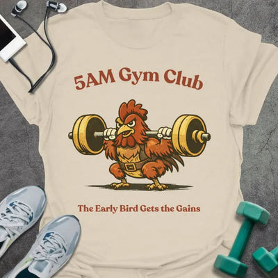 5AM Gym T-Shirt - Graphic Tee - Gift for Gym Lovers - Unisex