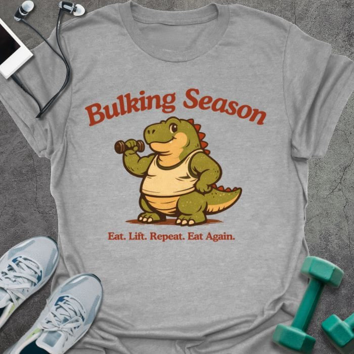 Bulking Season T-Shirt - Gym Graphic Tee - Gift for Gym Lovers - Unisex