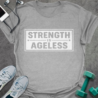 Ageless Badge T-Shirt - Gym Graphic Tee - Gift for Gym Lovers - Unisex