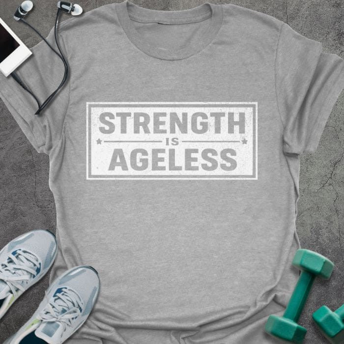Ageless Badge T-Shirt - Gym Graphic Tee - Gift for Gym Lovers - Unisex