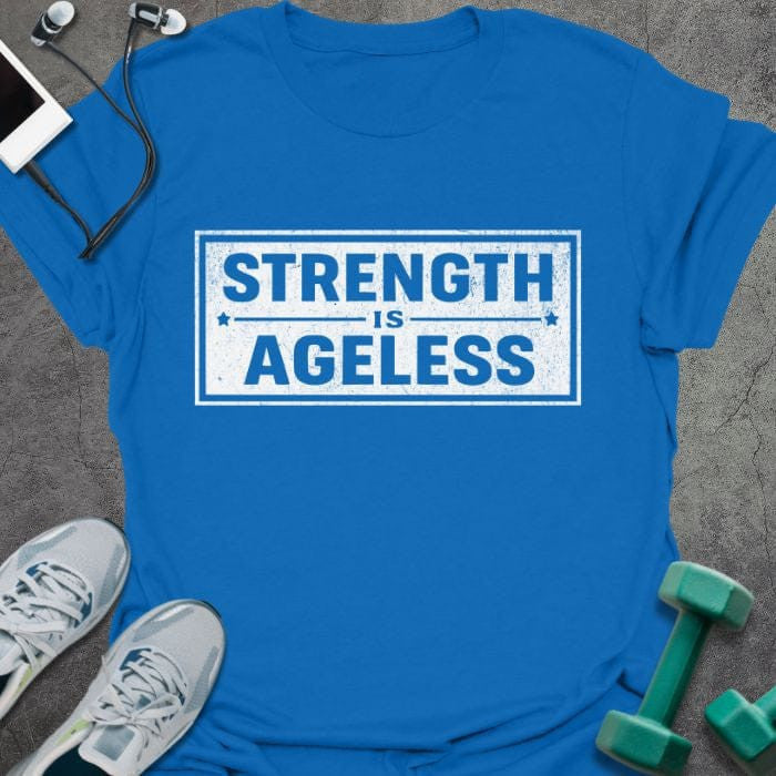 Ageless Badge T-Shirt - Gym Graphic Tee - Gift for Gym Lovers - Unisex