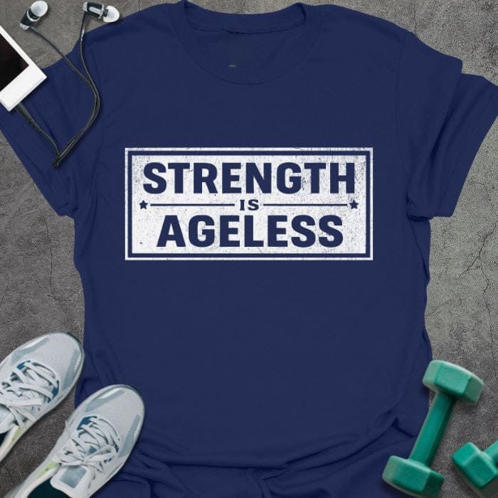 Ageless Badge T-Shirt - Gym Graphic Tee - Gift for Gym Lovers - Unisex