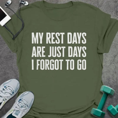 Forgot To T-Shirt - Gym Graphic Tee - Gift for Gym Lovers - Unisex