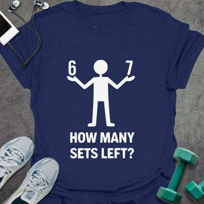 6 7 T-Shirt - Gym Graphic Tee - Gift for Gym Lovers - Unisex