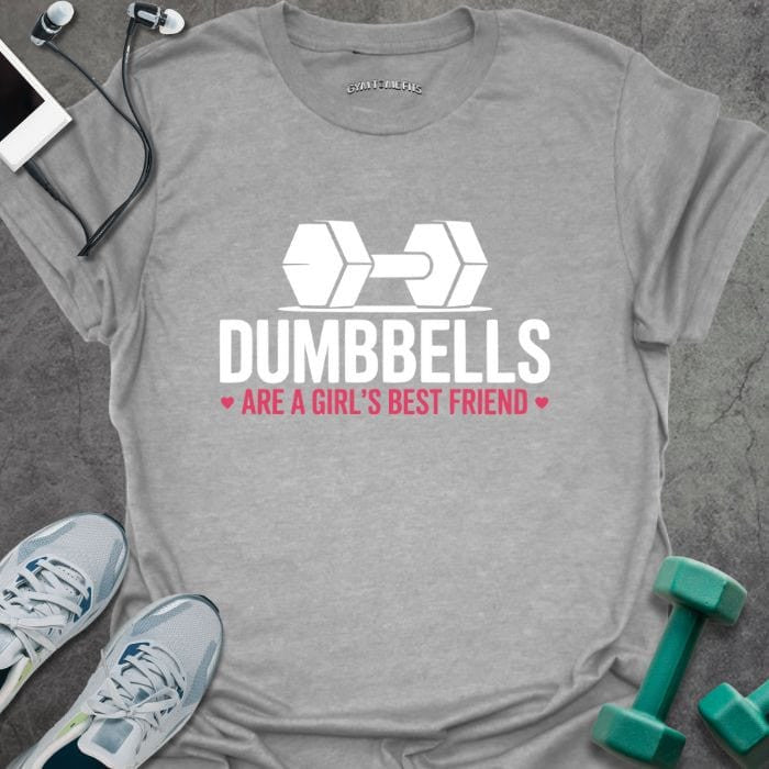 Dumbbells T-Shirt - Gym Graphic Tee - Gift for Gym Lovers - Unisex