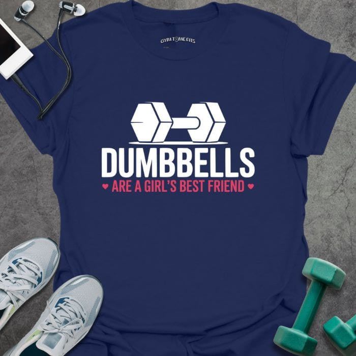 Dumbbells T-Shirt - Gym Graphic Tee - Gift for Gym Lovers - Unisex