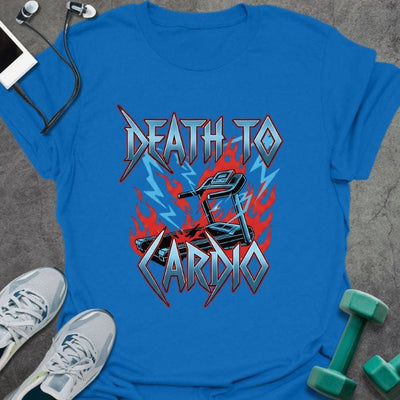 Cardio Death T-Shirt - Gym Graphic Tee - Gift for Gym Lovers - Unisex
