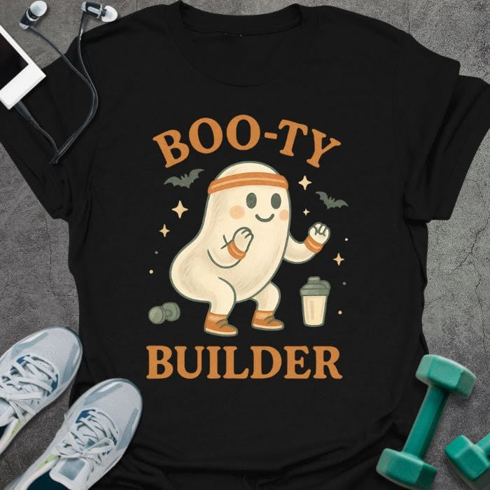 Booty Builder T-Shirt - Gym Graphic Tee - Gift for Gym Lovers - Unisex