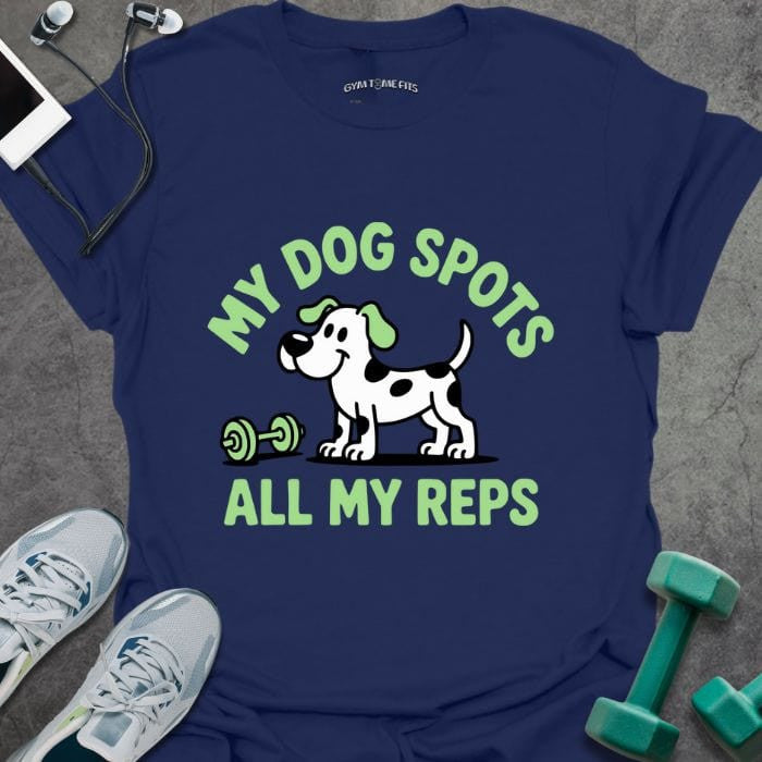 Dog Spots T-Shirt - Gym Graphic Tee - Gift for Gym Lovers - Unisex