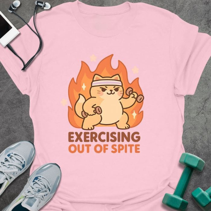 Exercising T-Shirt - Gym Graphic Tee - Gift for Gym Lovers - Unisex