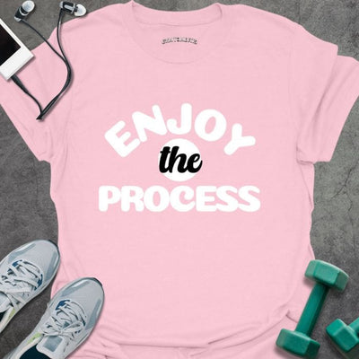 Enjoy The Process T-Shirt - Gym Graphic Tee - Gift for Gym Lovers - Unisex