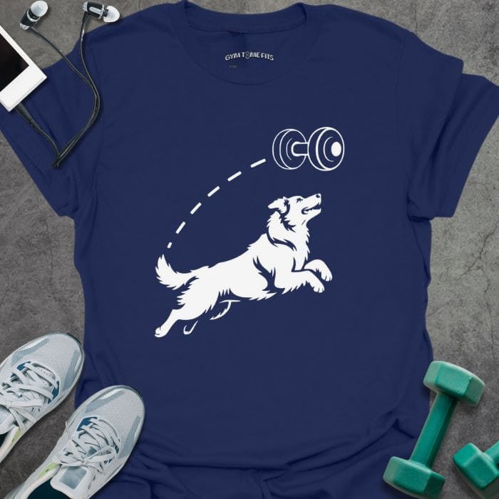 Dumbbell Fetch T-Shirt - Gym Graphic Tee - Gift for Gym Lovers - Unisex