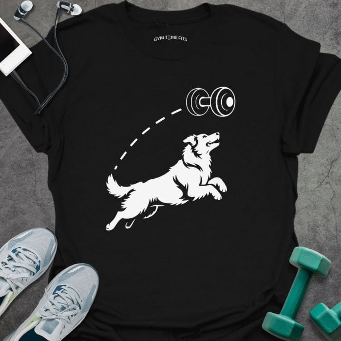 Dumbbell Fetch T-Shirt - Gym Graphic Tee - Gift for Gym Lovers - Unisex