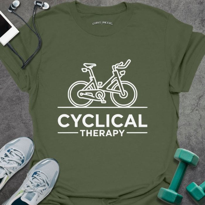 Cylical Therapy T-Shirt - Gym Graphic Tee - Gift for Gym Lovers - Unisex