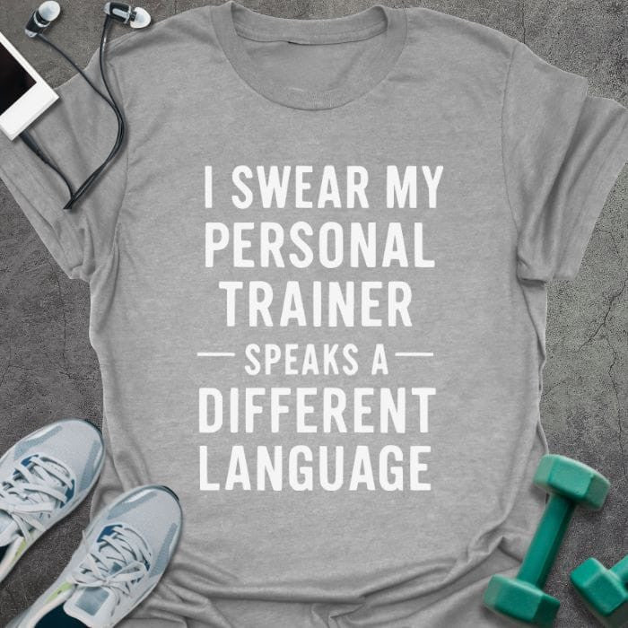 Different Language T-Shirt - Gym Graphic Tee - Gift for Gym Lovers - Unisex