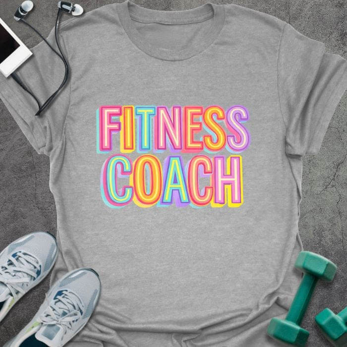 Fitness Coach T-Shirt - Gym Graphic Tee - Gift for Gym Lovers - Unisex
