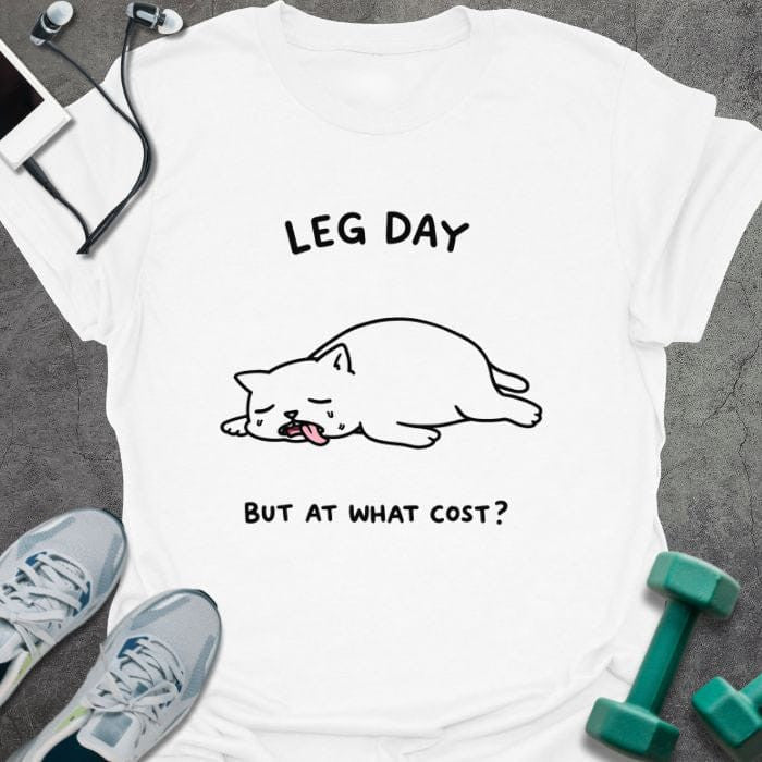 Cat Cost T-Shirt - Gym Graphic Tee - Gift for Gym Lovers - Unisex
