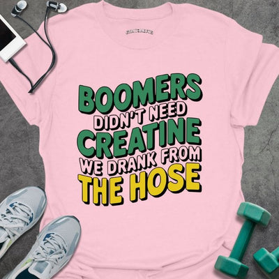 Boomer Creatine T-Shirt - Gym Graphic Tee - Gift for Gym Lovers - Unisex