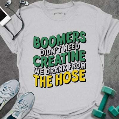 Boomer Creatine T-Shirt - Gym Graphic Tee - Gift for Gym Lovers - Unisex