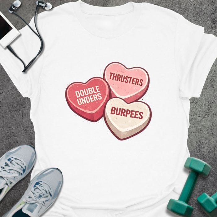Crossfit Candy T-Shirt - Gym Graphic Tee - Gift for Gym Lovers - Unisex