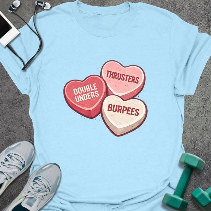 Crossfit Candy T-Shirt - Gym Graphic Tee - Gift for Gym Lovers - Unisex