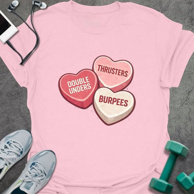 Crossfit Candy T-Shirt - Gym Graphic Tee - Gift for Gym Lovers - Unisex