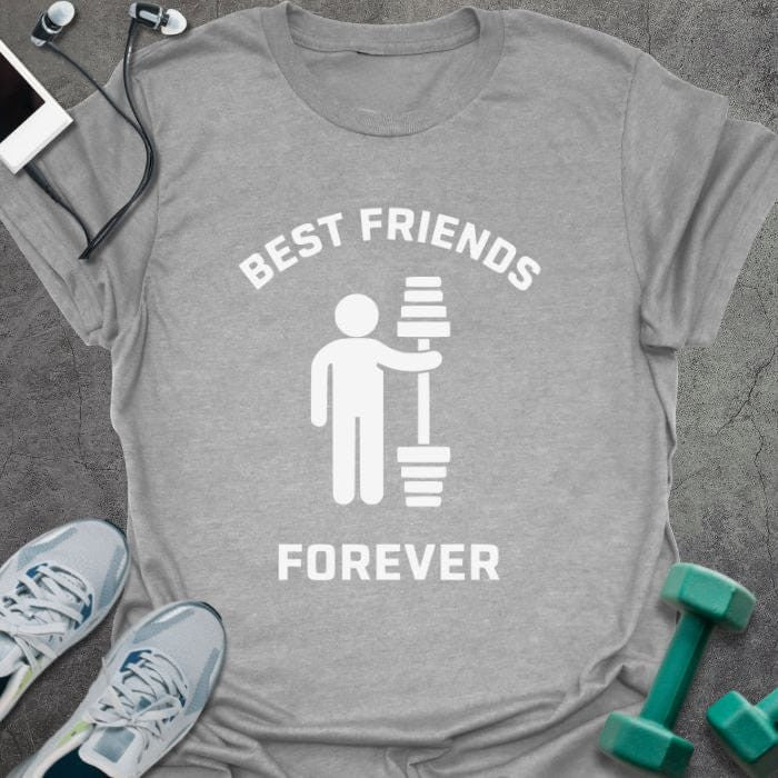 Best Friends T-Shirt - Gym Graphic Tee - Gift for Gym Lovers - Unisex
