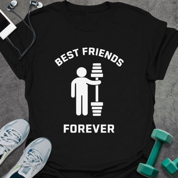 Best Friends T-Shirt - Gym Graphic Tee - Gift for Gym Lovers - Unisex