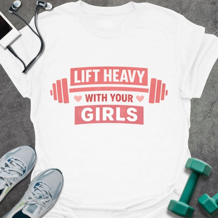 With Girls T-Shirt - Gym Graphic Tee - Gift for Gym Lovers