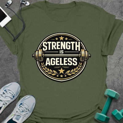 Ageless Strength B T-Shirt - Gym Graphic Tee - Gift for Gym Lovers - Unisex