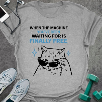 Finally Free T-Shirt - Gym Graphic Tee - Gift for Gym Lovers - Unisex