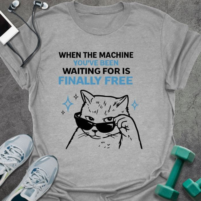 Finally Free T-Shirt - Gym Graphic Tee - Gift for Gym Lovers - Unisex